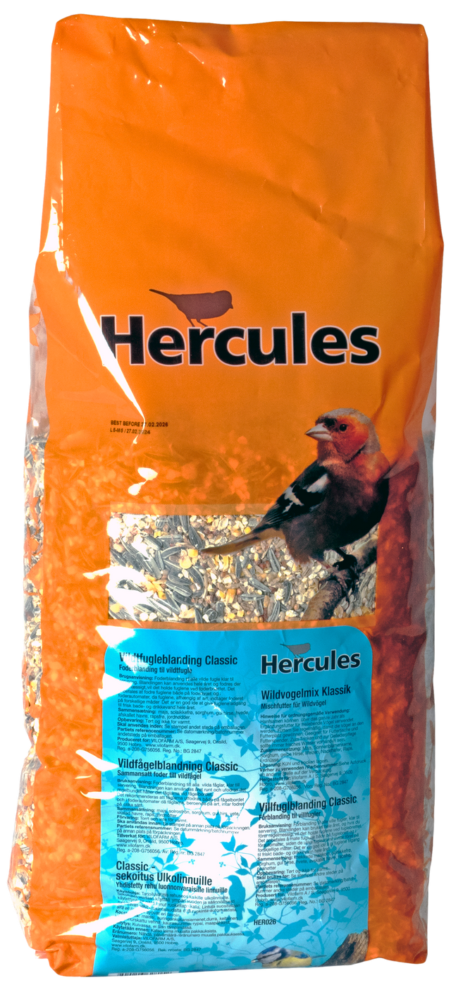 Hercules Classic vildtfugleblanding 4 kg pose