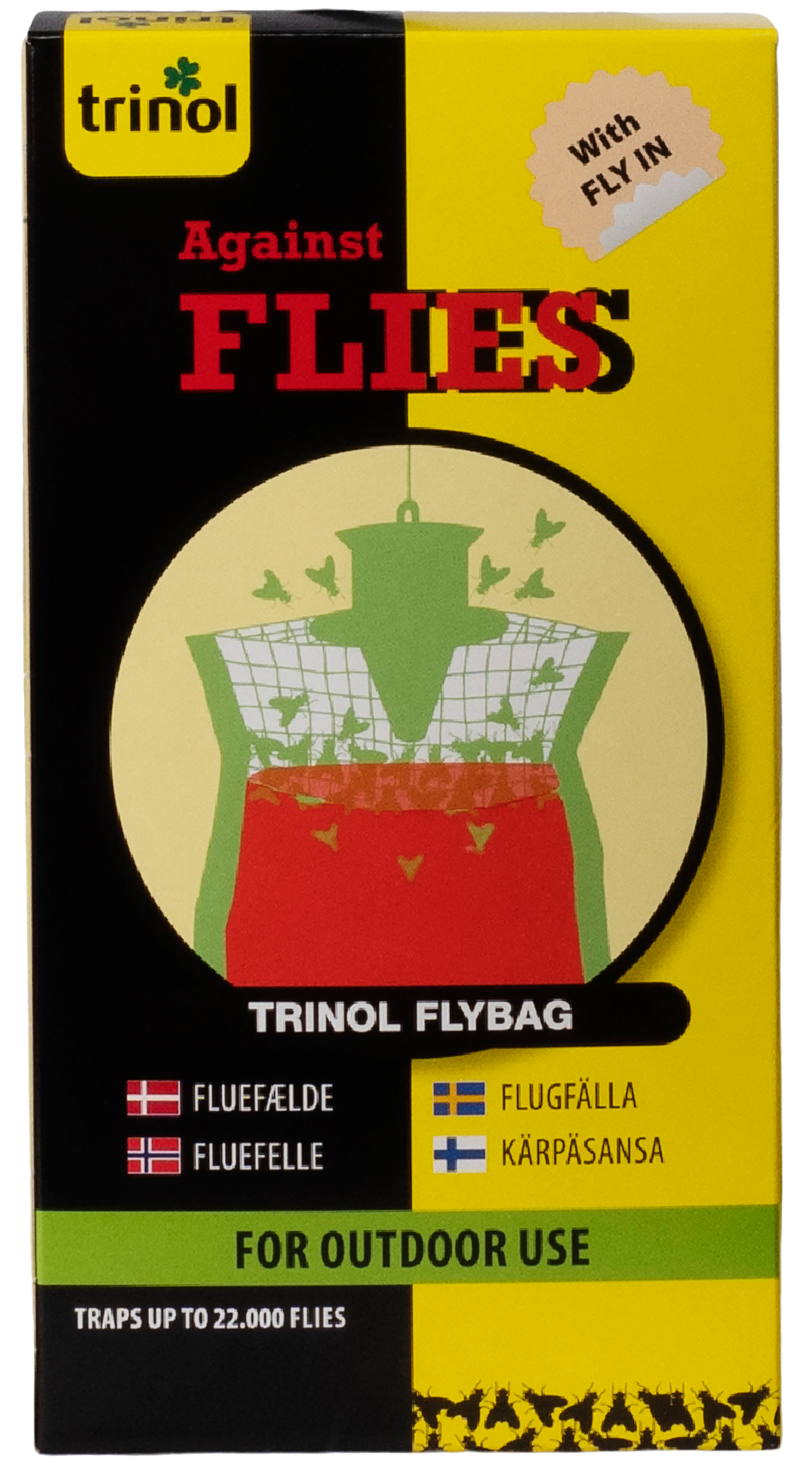 Trinol Flybag engangs fluefælde