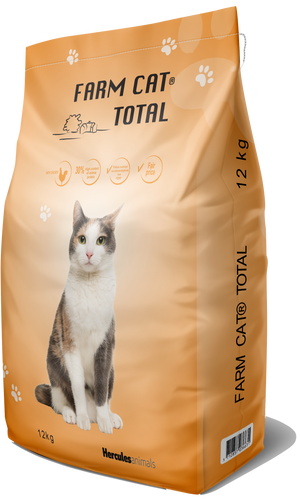 Farm Cat Total kattefoder med kylling 12 kg sæk