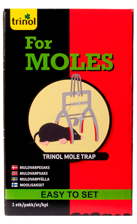 Trinol Mole Trap muldvarpefælde i emballage