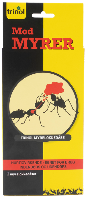 Trinol myrelokkedåse med lokkemad, 2 stk. – forside