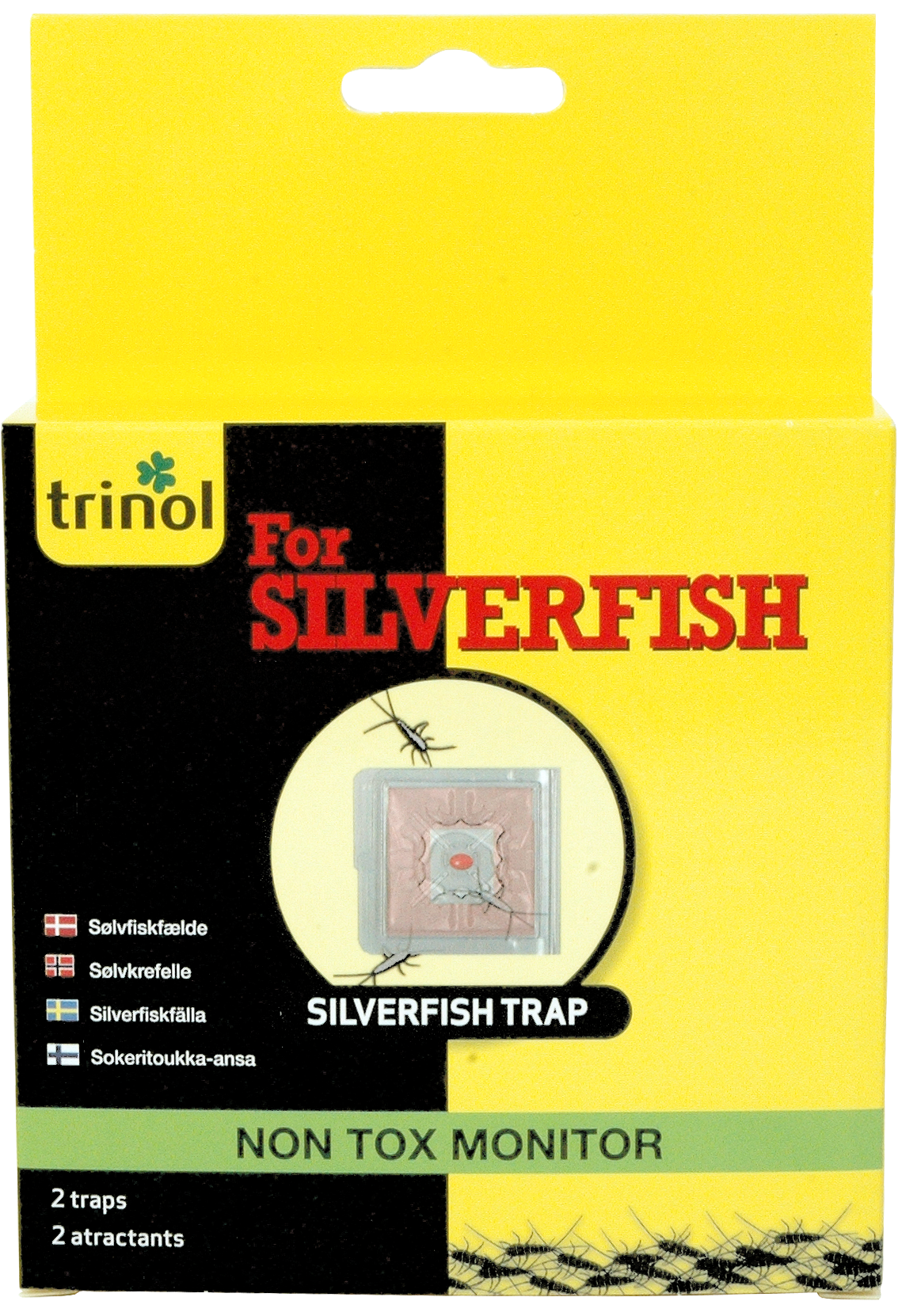 Trinol Silverfish Trap sølvfiskfælde, 2 stk.