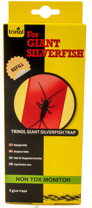 Trinol Giant Silverfish Trap limfælder til skægkræ, 9 stk.