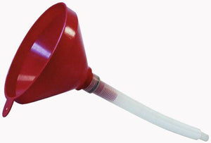 Tragt med flextud og si Kabi