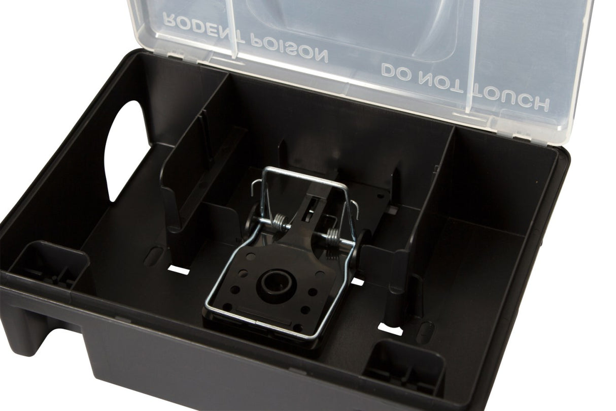 Rottegiftsdepot med smækfælde - Kombineret