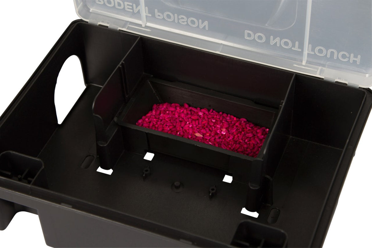 Rottegiftsdepot med smækfælde - Kombineret