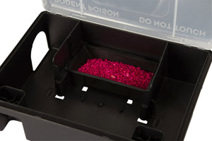 Rottegiftsdepot med smækfælde - Kombineret