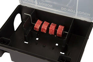 Rottegiftsdepot med smækfælde - Kombineret