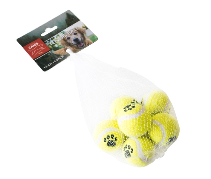 Tennisbolde 4,5 cm - 6 stk.