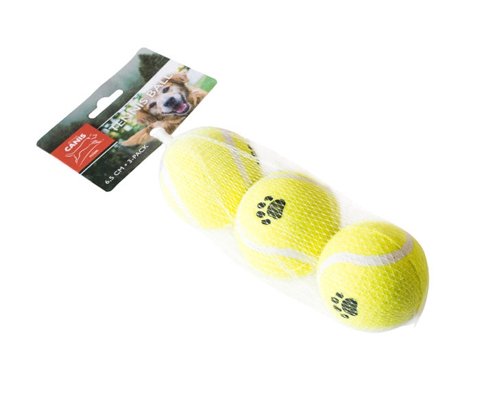 Tennisbolde 6,5 cm - 3 stk.