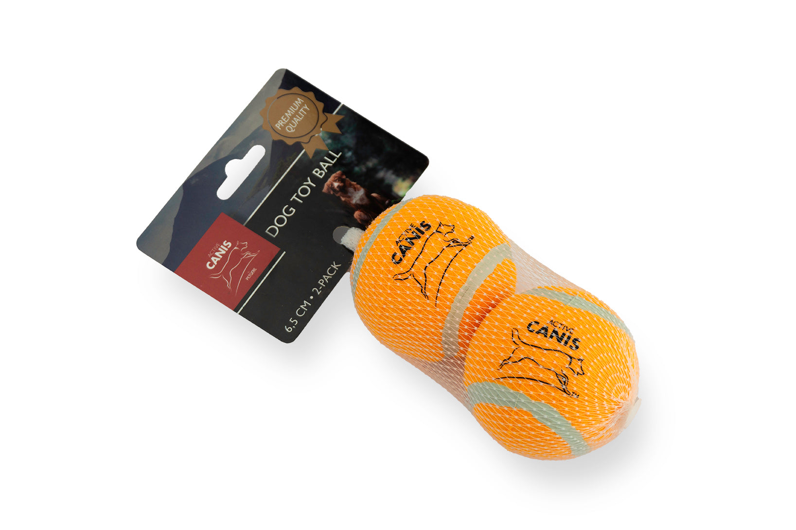 Tennisbolde 6,5 cm - 2 stk., Orange