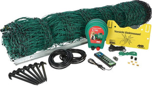 Plasthegn (50 m.) til fjekræ mm. - Komplet sæt - 230 Volt
