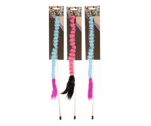 Kitty pole toy flecce 90,5 cm, ass. Color
