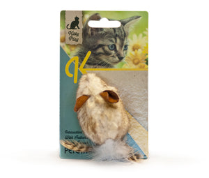 Kitty play mouse squeaking tail