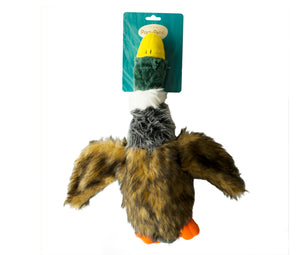 Duck 38 Cm brown plush