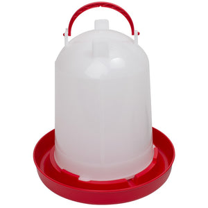 Vandautomat til høns DISKO - Rød - 6 liter