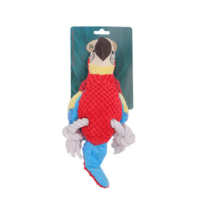 Party Pets Squeaky Red parrot 30cm