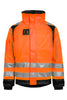 Åndbar Hi-Vis regnjakke, beregnet til klatrebrug - Hi-Vis Orange / Sort
