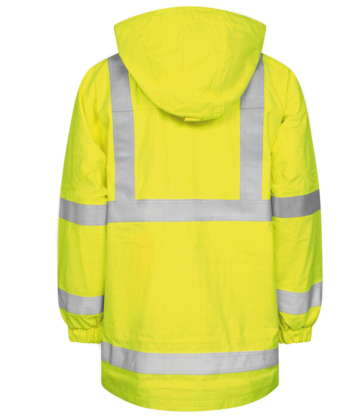 Multinorm Hi-Vis jakke i kraftig rivfast kvalitet med foer - Saturn Gul
