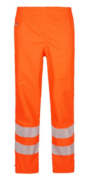 Multinorm Hi-Vis bukser i kraftig rivfast kvalitet til kvinder - Hi-Vis Orange