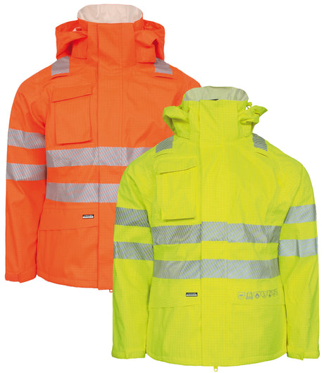 Multinorm Hi-Vis jakke i kraftig rivfast kvalitet til kvinder - Hi-Vis Orange