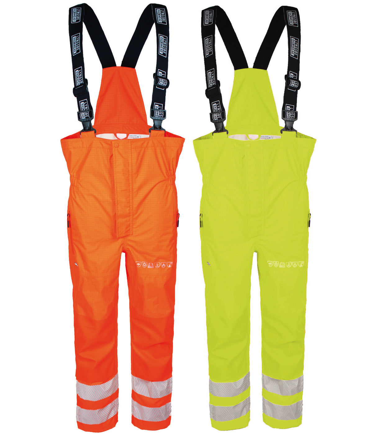 Multinorm Hi-Vis overalls i kraftig rivfast kvalitet - Hi-Vis Orange