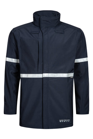 Multinorm softshell jakke i 3-lags kvalitet - Navy