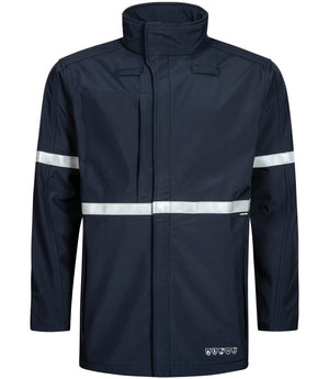 Multinorm softshell jakke i 3-lags kvalitet - Navy
