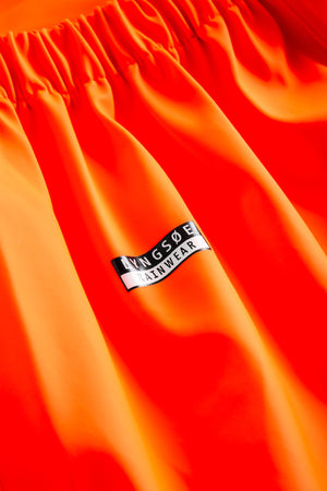 Multinorm Hi-Vis bukser i ekstra kraftig PVC kvalitet - Hi-Vis Orange / Navy