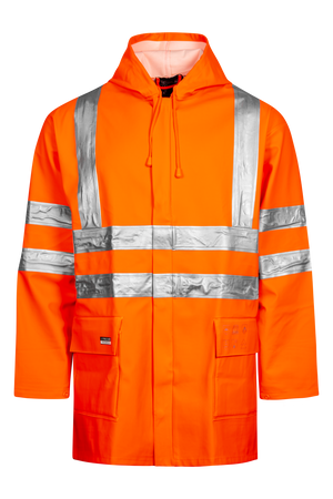Multinorm Hi-Vis jakke i ekstra kraftig PVC kvalitet - Hi-Vis Orange