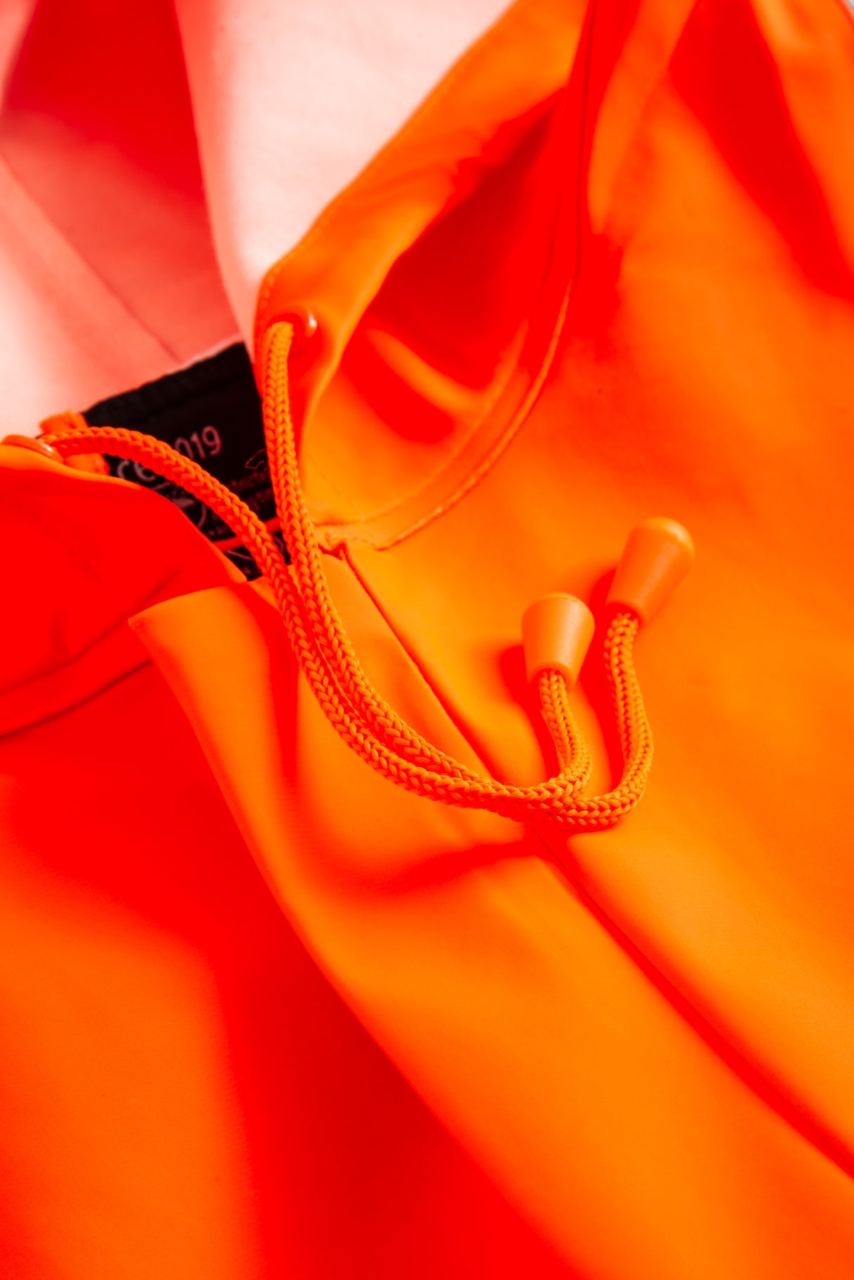 Multinorm Hi-Vis jakke i ekstra kraftig PVC kvalitet - Hi-Vis Orange