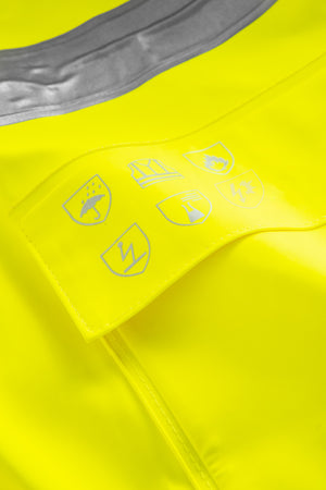 Multinorm Hi-Vis jakke i ekstra kraftig PVC kvalitet - Saturn Gul