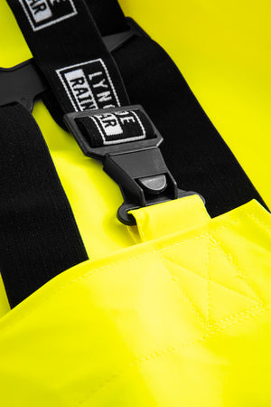 Multinorm Hi-Vis overalls i ekstra kraftig PVC kvalitet - Saturn Gul / Navy