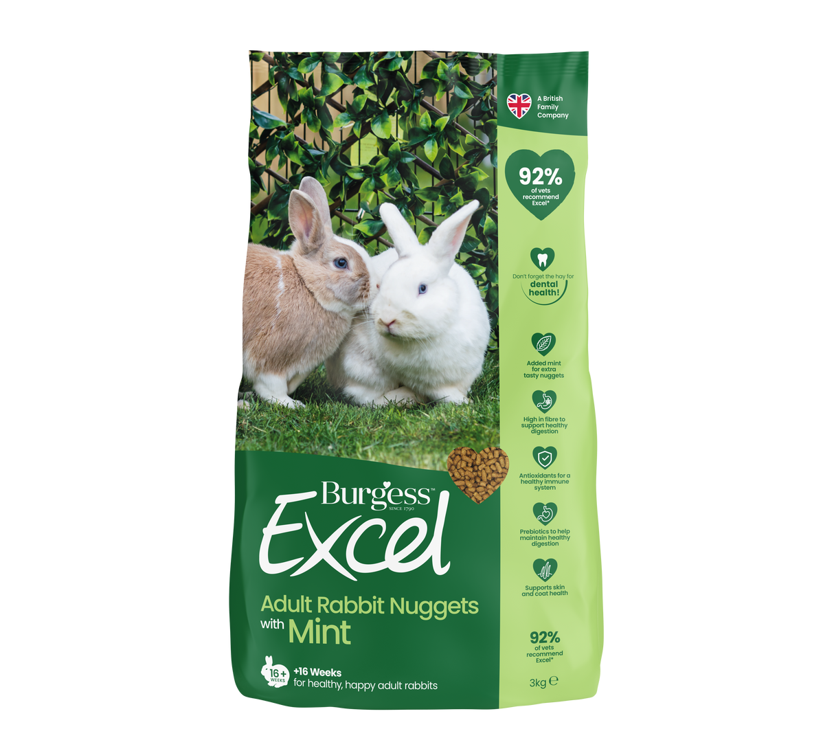 Excel Rabbit Junior & Dwarf 3 kg