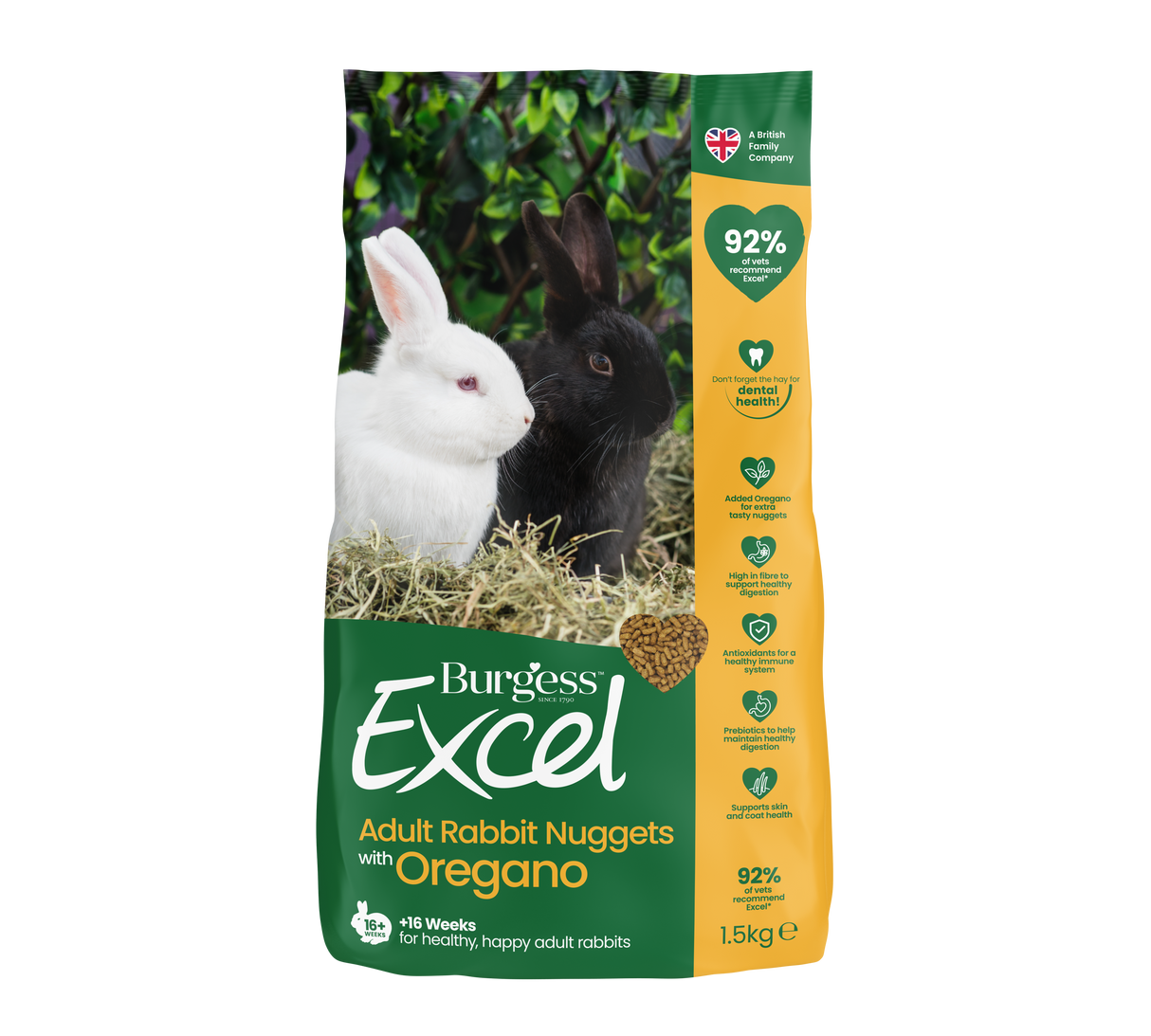 Excel Rabbit Adult Oregano 1,5 kg