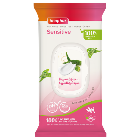 Beaphar BIO Pet Wipes Sensitive 30 pck