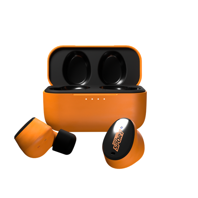 ISOTunes høreværn - FREE Sport Caliber - Orange EN352