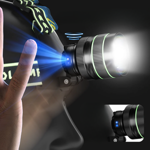 Ekstrem Kraftig pandelampe 10.000 Lumens + powerbank
