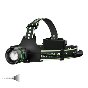 Ekstrem Kraftig pandelampe 10.000 Lumens + powerbank