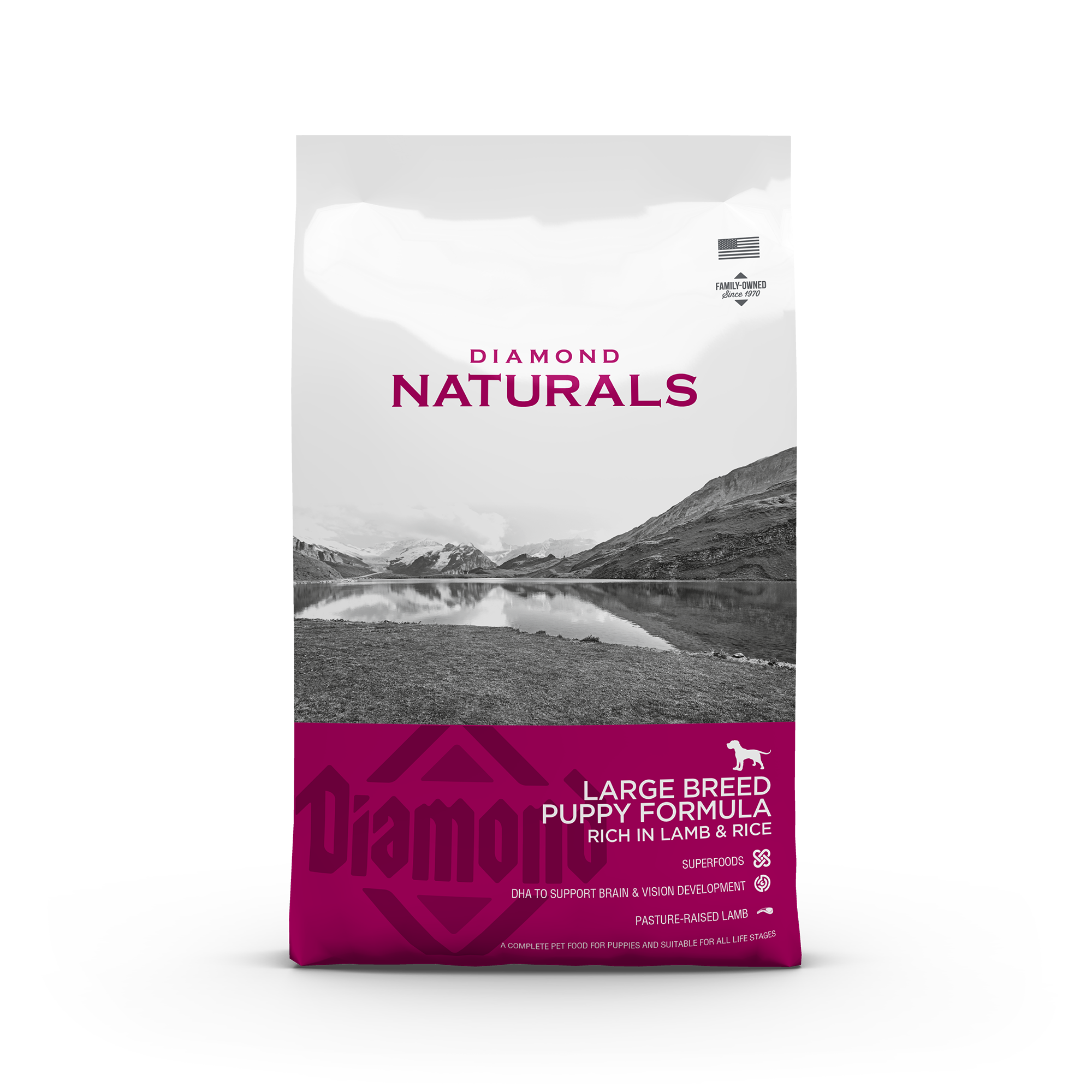 Naturals hvalpefoder - til stor race kylling og ris