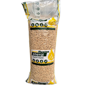 16 kg sæk Ewers Premium træpiller 6 mm