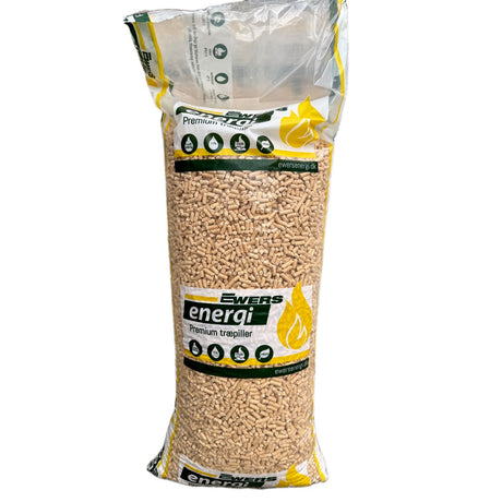 16 kg sæk Ewers Premium træpiller 6 mm