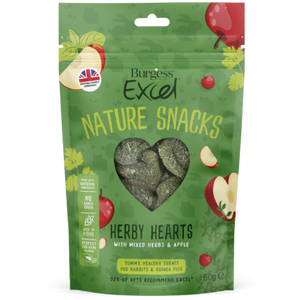 Excel Natures Snack Herby Hearts g