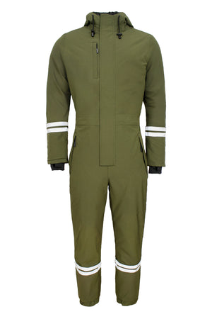 Vinter Jumpsuit i strækbar og letvægtskvalitet til kvinder - Grøn