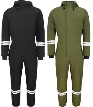 Vinter Jumpsuit i strækbar og letvægtskvalitet til kvinder - Grøn