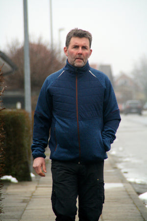 Strikket jakke - Navy