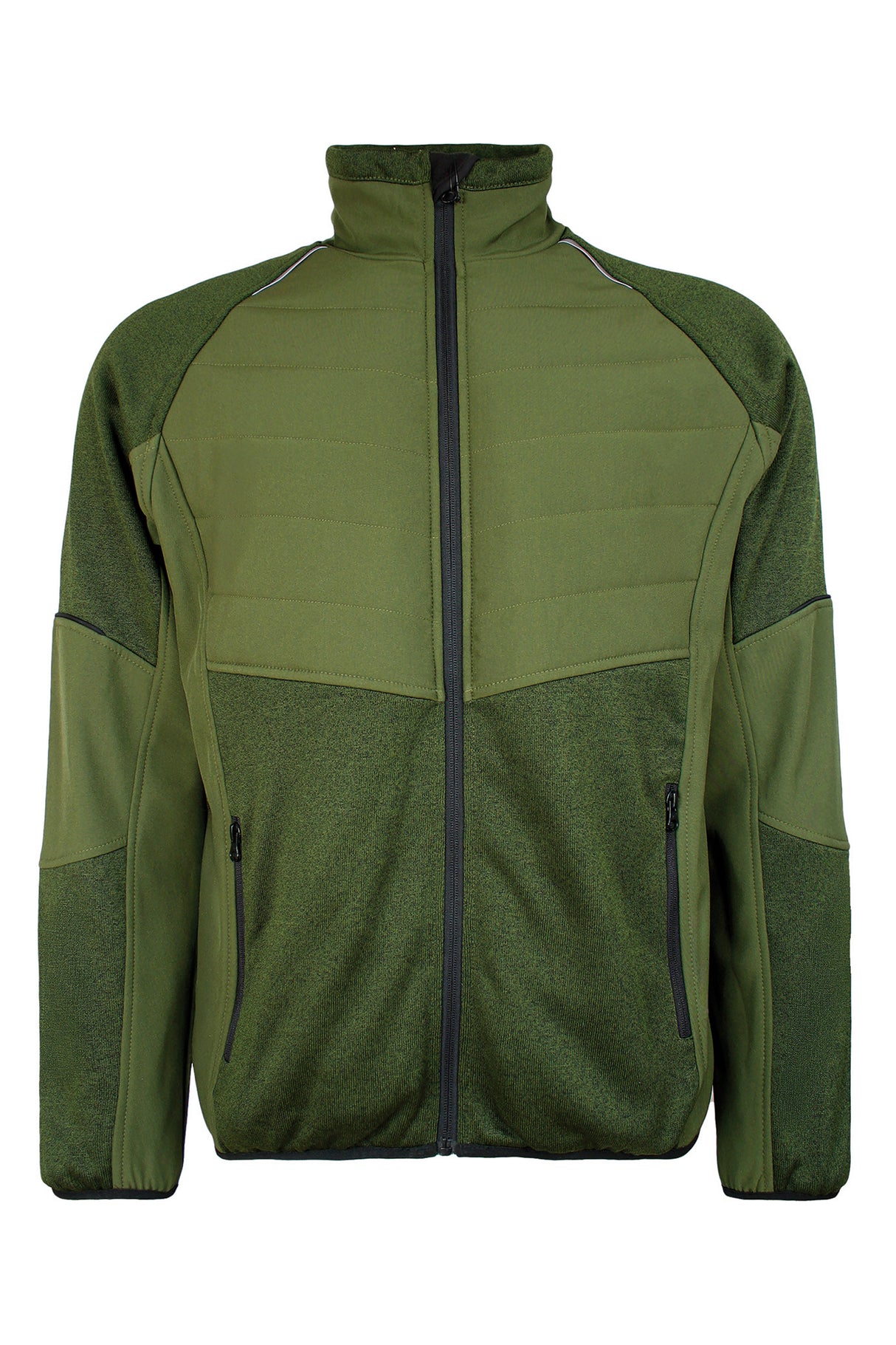 Strikket jakke - Grøn