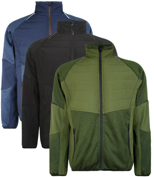 Strikket jakke - Grøn