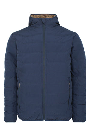 Vendbar jakke - Navy / Sand