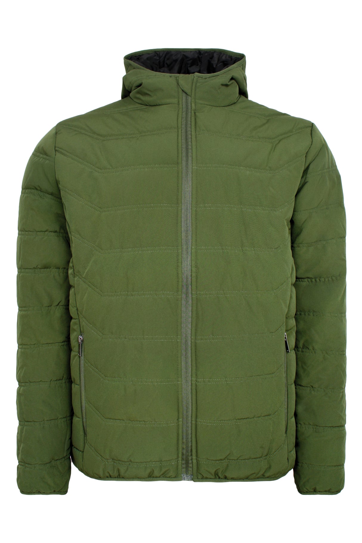 Vendbar jakke - Grøn / Sort